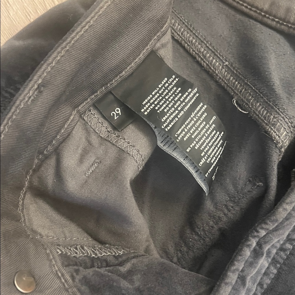 J BRAND - Black Velvet Women Jeans - Picture 3 of 7